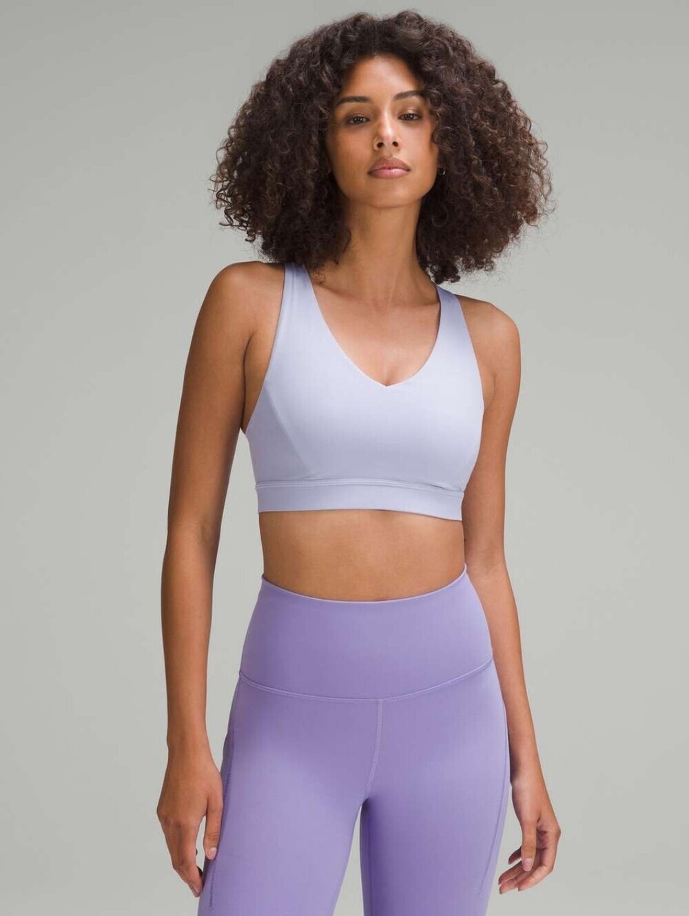 Lululemon Envital Bra Medium Support, Color Lilac Smoke Size 4